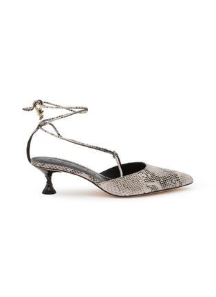 首图 - 点击放大 - STUDIO AMELIA - 50 Odessa Leather Mule Pumps