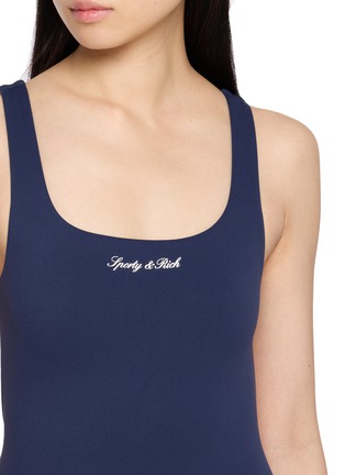  - SPORTY & RICH - LOGO 饰网球连衣裙