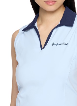  - SPORTY & RICH - LOGO 饰 POLO 背心