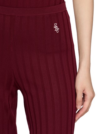  - SPORTY & RICH - LOGO 饰罗纹长裤