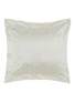 首图 –点击放大 - FRETTE - Luxury Sway Jacquard Square Pillow Cover — Milk Sea Foam