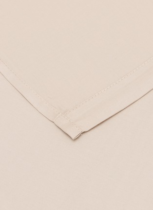 细节 –点击放大 - FRETTE - Cotone King Size Bottom Flat Sheet — Greige
