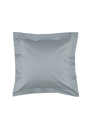 细节 –点击放大 - FRETTE - Stardust Jacquard Euro Sham — Dusty Grey/Golden Beige