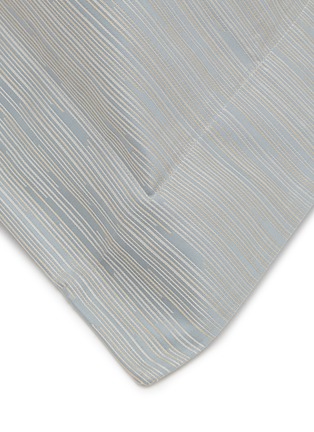 细节 –点击放大 - FRETTE - Stardust Jacquard Euro Sham — Dusty Grey/Golden Beige