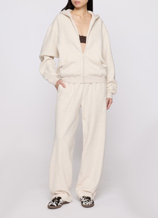 背面 - 点击放大 - SKIMS - COTTON FLEECE 拉链连帽卫衣