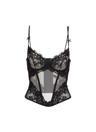 首图 - 点击放大 - SKIMS - EMBROIDERED LINGERIE 蕾丝束腰吊带