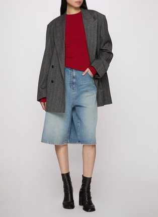 背面 - 点击放大 - SKIMS - COTTON JERSEY 长袖 T 恤