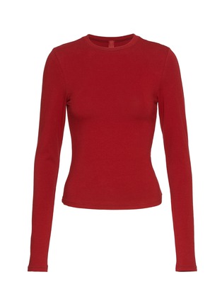 首图 - 点击放大 - SKIMS - COTTON JERSEY 长袖 T 恤