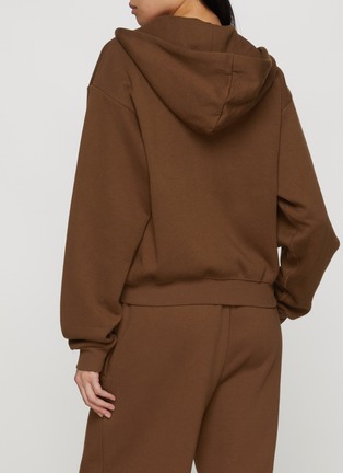 正面 -点击放大 - SKIMS - COTTON FLEECE 拉链连帽卫衣