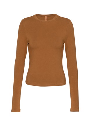 首图 - 点击放大 - SKIMS - COTTON JERSEY 长袖 T 恤