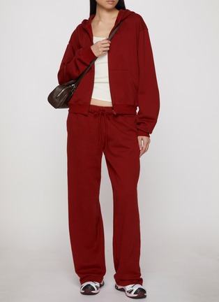 背面 - 点击放大 - SKIMS - COTTON FLEECE 拉链连帽卫衣