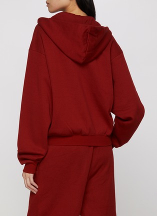 正面 -点击放大 - SKIMS - COTTON FLEECE 拉链连帽卫衣