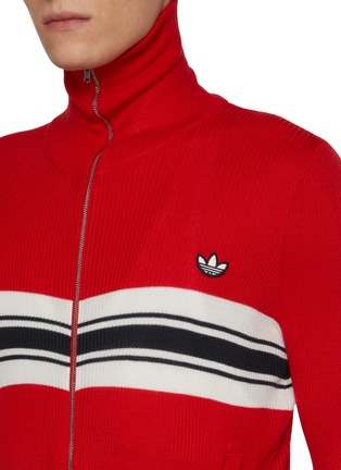  - ADIDAS - x Wales Bonner Striped Knit Track Top