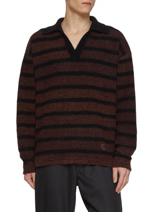 首图 - 点击放大 - WOOYOUNGMI - Striped Polo Shirt