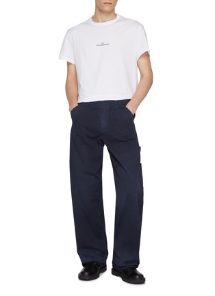 模特儿示范图 - 点击放大 - MAISON MARGIELA - Inverted Logo Cotton T-Shirt
