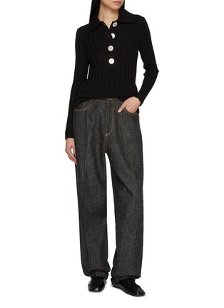 模特儿示范图 - 点击放大 - NACKIYÉ - SUGARMAN 针织 POLO 衫