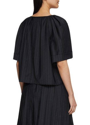 背面 - 点击放大 - NACKIYÉ - GRAND BAZAAR 褶裥条纹上衣