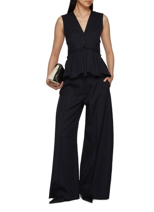 模特儿示范图 - 点击放大 - NACKIYÉ - HUTTON 阔腿长裤