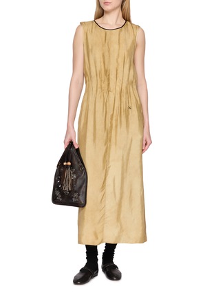 模特儿示范图 - 点击放大 - NACKIYÉ - GOLIGHTLY 系带连衣裙