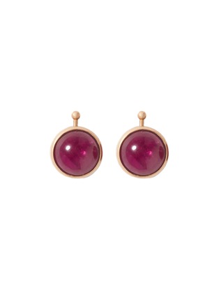 首图 - 点击放大 - MARLA AARON - 18K Gold Greenland Ruby Turquoise Lozenge Drop Earring