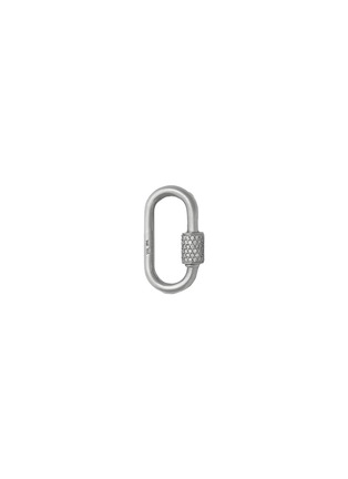 首图 - 点击放大 - MARLA AARON - Medium Stoned 14K White Gold Diamond Lock Charm