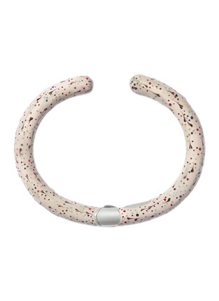 首图 - 点击放大 - MARLA AARON - Lawrence Enamel Sterling Silver Hinged Cuffling — Size 6-6.5