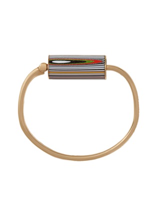 首图 - 点击放大 - MARLA AARON - Chubby Trundle 18K Gold Fordite Lock Bracelet
