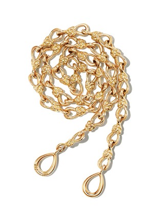 首图 - 点击放大 - MARLA AARON - Large True Lover's Knot Handmade 18K Gold Necklace Chain