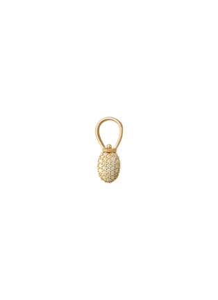 首图 - 点击放大 - MARLA AARON - Allstone Itty Bitty Oval 18K Gold Diamond Charm