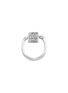首图 - 点击放大 - MARLA AARON - Embossed Chubby Trundle Lock Sterling Silver Ring — Size US 5.5