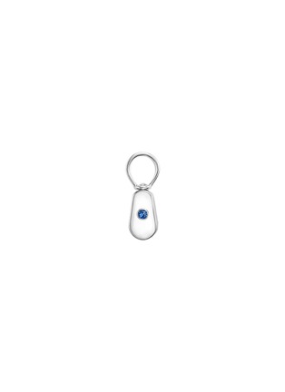 首图 - 点击放大 - MARLA AARON - Sterling Silver Blue Sapphire Baby Pulley Charm