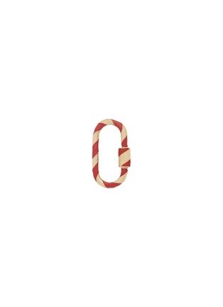 首图 - 点击放大 - MARLA AARON - Medium Red Enamel 14K Gold Lock