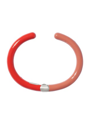 首图 - 点击放大 - MARLA AARON - Cracker Totmato Enamel Sterling Silver Hinged Cuffling — Size 6.5-7