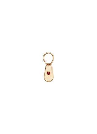 首图 - 点击放大 - MARLA AARON - 14K Gold Ruby Baby Pulley Charm