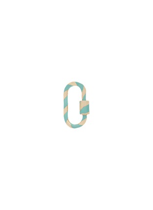 首图 - 点击放大 - MARLA AARON - Medium Turquoise Enamel 14K Gold Lock