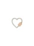 首图 - 点击放大 - MARLA AARON - 14K Rose Gold Sterling Silver Mixed Metals Heartlock
