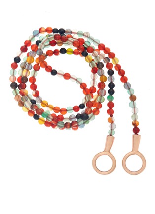 首图 - 点击放大 - MARLA AARON - Itty Bitty 14K Rose Gold Colored Agate Strand