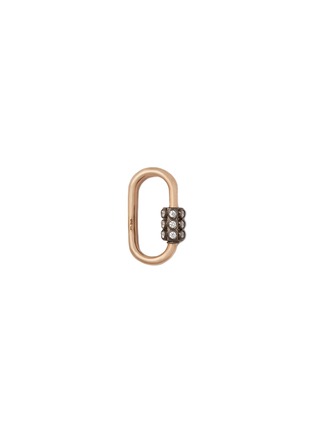 首图 - 点击放大 - MARLA AARON - Regular Consuelo 14K Rose Gold Diamond Lock Charm