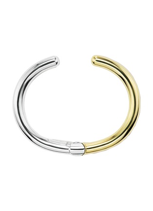 首图 - 点击放大 - MARLA AARON - Sterling Silver Brass Hinged Cuffling — Size 6-6.5