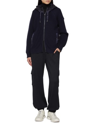 模特儿示范图 - 点击放大 - BOGNER - Pamy Hybrid Wool Puffer Jacket