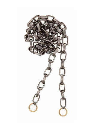 首图 - 点击放大 - MARLA AARON - Biker Chain 14K Gold Sterling Silver Necklace