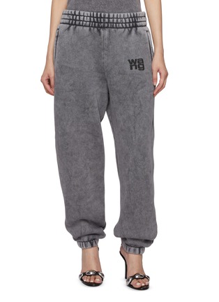 首图 - 点击放大 - ALEXANDERWANG - LOGO 印花水洗卫裤