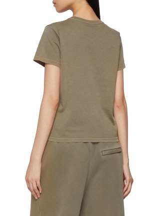 背面 - 点击放大 - ALEXANDERWANG - Shrunken Puff Print Logo Cotton T-Shirt
