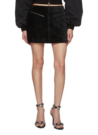 首图 - 点击放大 - ALEXANDERWANG - 拉链饰迷你半身裙