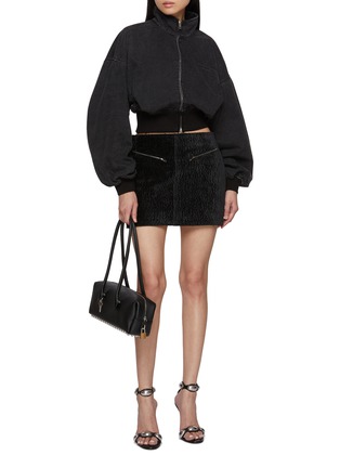 模特儿示范图 - 点击放大 - ALEXANDERWANG - 拉链饰迷你半身裙