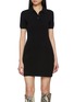 首图 - 点击放大 - ALEXANDERWANG - Knitted Logo Patch Polo Wool Mohair Dress