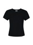 首图 –点击放大 - SILKY MIRACLE - Nude Swarovski Crystal T-Shirt — Black/Size S