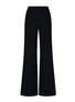 首图 –点击放大 - SILKY MIRACLE - Nude Flared Leg Trousers — Black/Size M