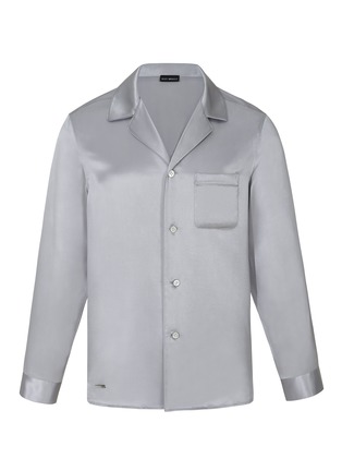 首图 –点击放大 - SILKY MIRACLE - Miracle Men's Silk Pyjama Set — Grey/Size L