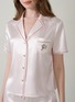 细节 –点击放大 - SILKY MIRACLE - Petite Flower Short Pyjama Set — Pink/Size S